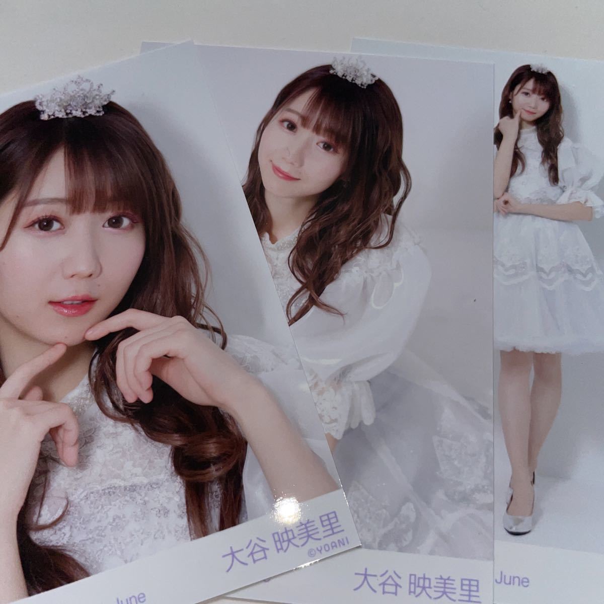 大谷映美里 直筆 生写真 ヨリ 6周年 ピンキー衣装 ＝LOVE イコラブ