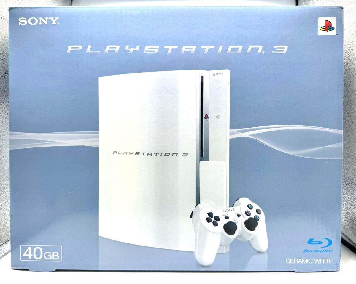 プレイステーション3 白 40GB+ソフト2本 セット PlayStation-3