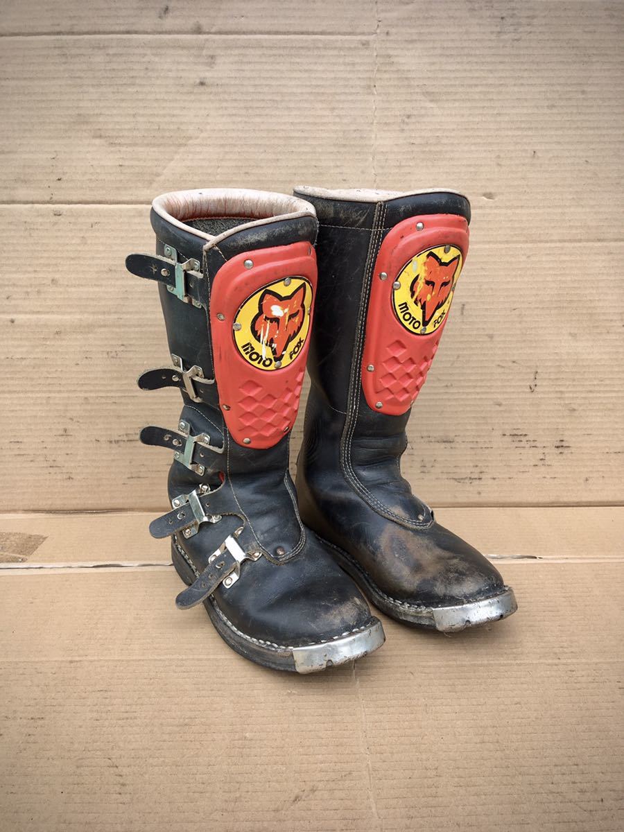 良好！VMX ビンテージオフロードブーツ 7バックル仕様 27cm程度 オフ