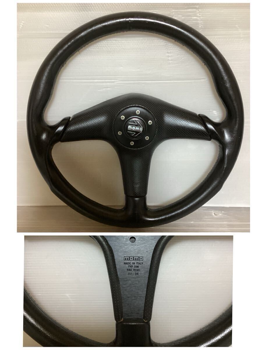 最終値下げmomo ステアリング メタルゴールド 希少品 35φ モモステ