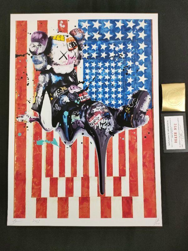 DEATH NYC作品バンクシーチンパンジーポップアート現代アート