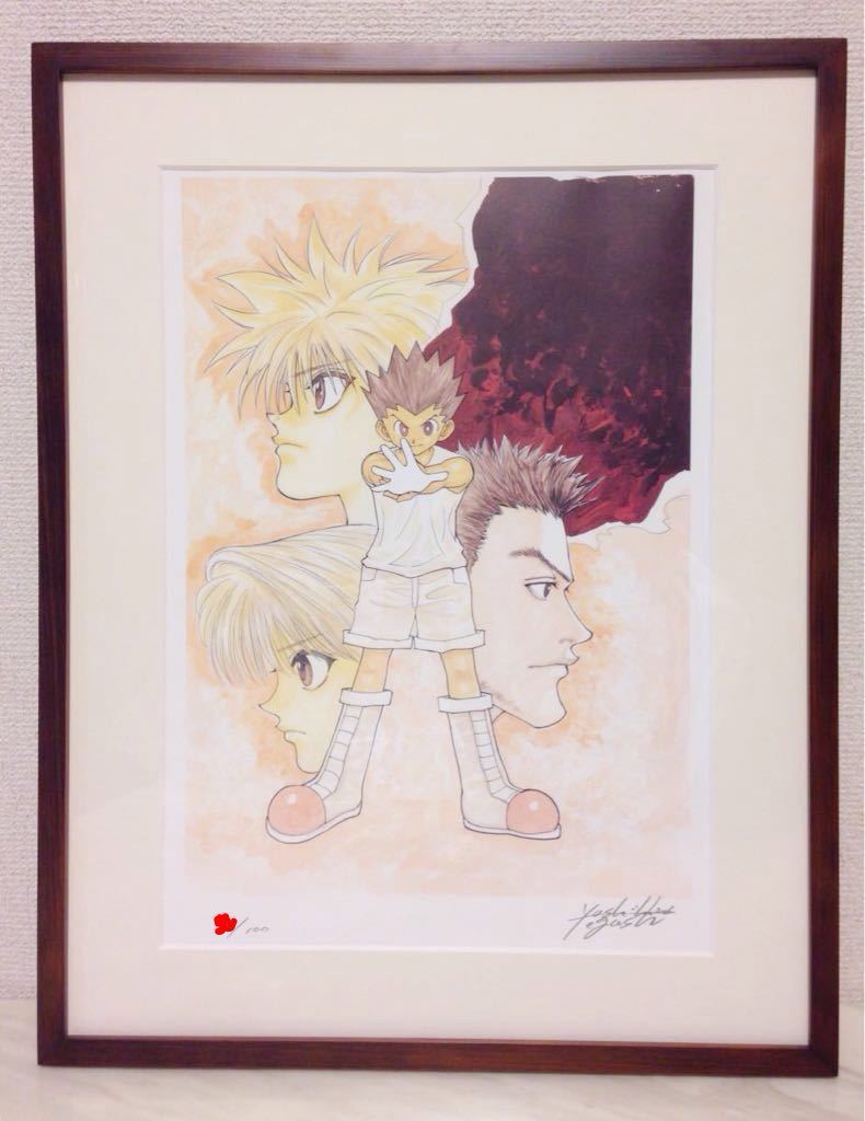 年内のみ値下げ】『HUNTER×HUNTER』額装高精細複製原画 特典あり