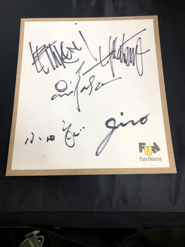 Off Course サイン色紙 小田和正 小田和正 オフコース サイン色紙 鈴木