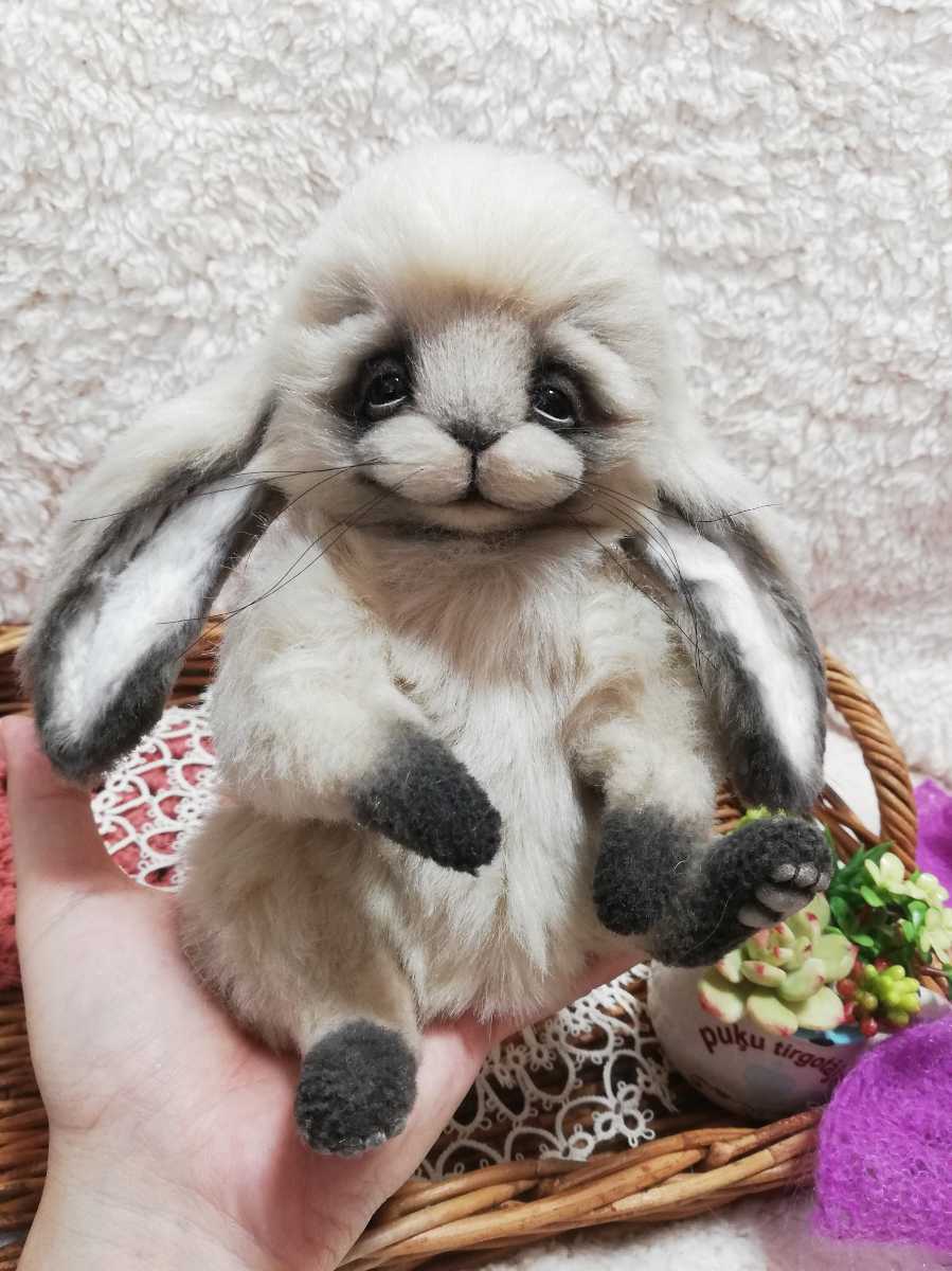 仲良しフレンズ 立ち耳うさぎ アーティストベア 海外作家 ぬいぐるみ