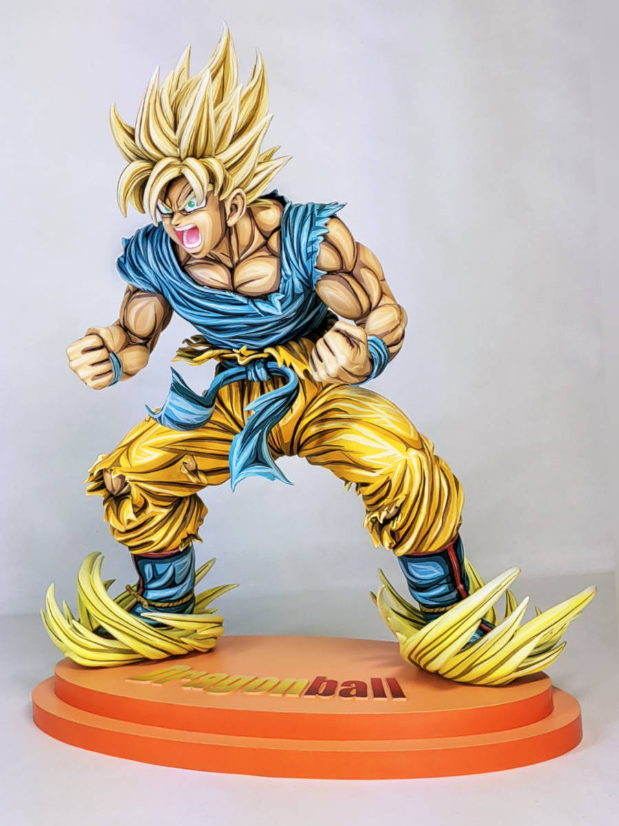 ドラゴンボールフィギュア SMSP孫悟空 スーパーサイヤ人 二次元彩色