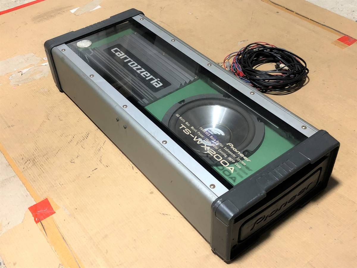 動作未確認】carrozzeria TS-WX200A パワードサブウーファー 動作