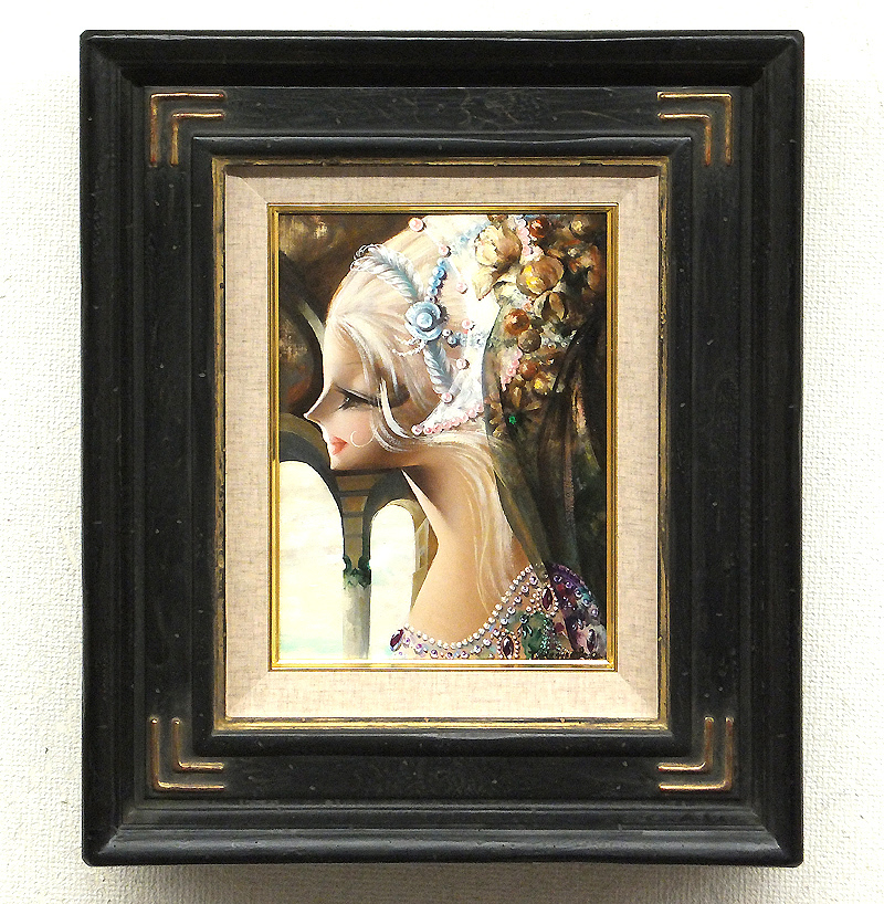 油彩】鶴岡義雄 少女 F6 油彩】鶴岡義雄 少女 F6 - メルカリ