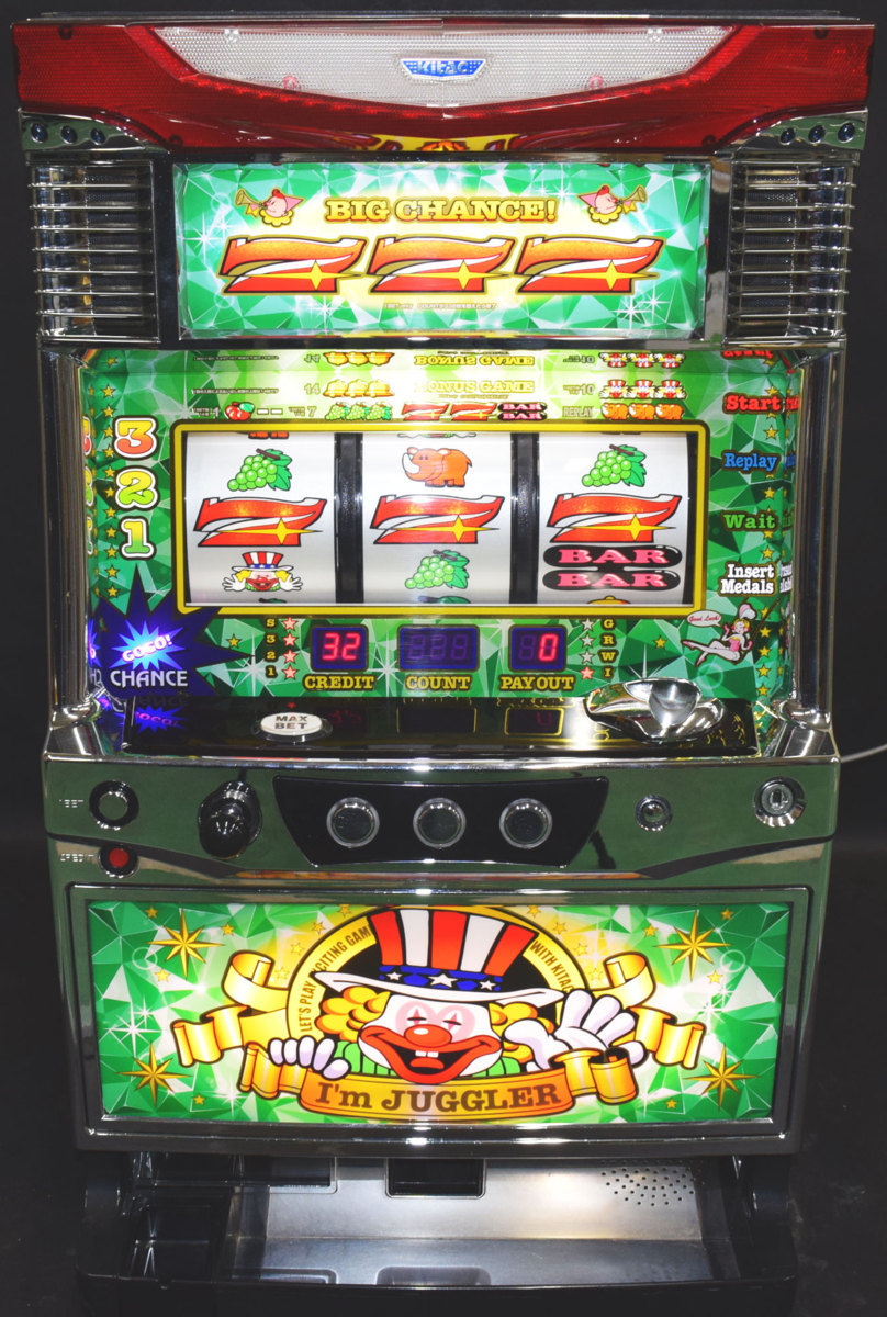 ニューアイムジャグラー EX-KT 5号機 実機 ニューアイムジャグラーEX