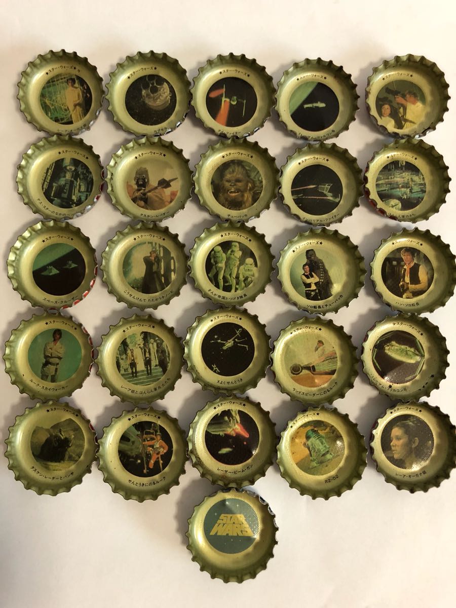 スターウォーズ コカコーラ 王冠 キャップ まとめ売り 額縁付き スター