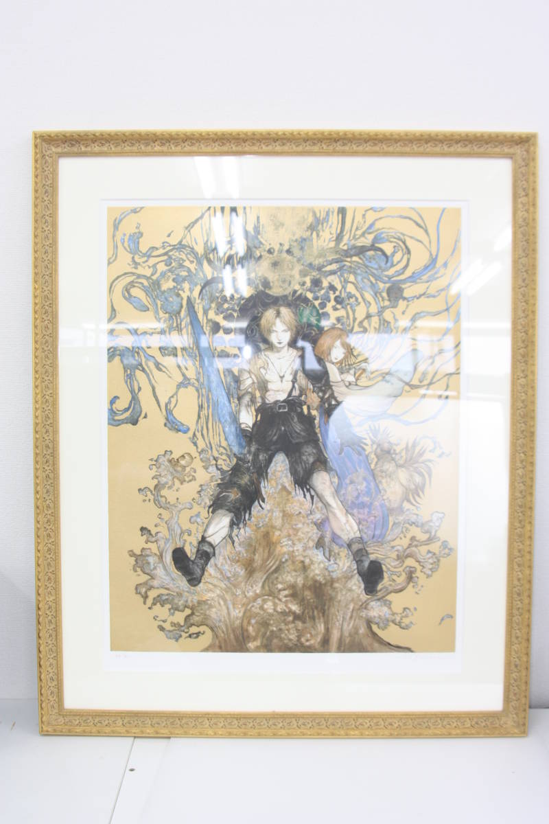 u*1様 天野喜孝 FFX 絵画 WATER WARRIOR 漆 セミオーダー u*1様 天野