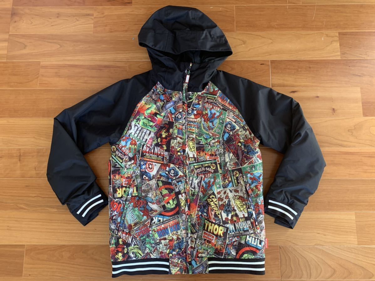美品 BURTON ジュニア スノーボード ウェア M バートン スパイダーマン