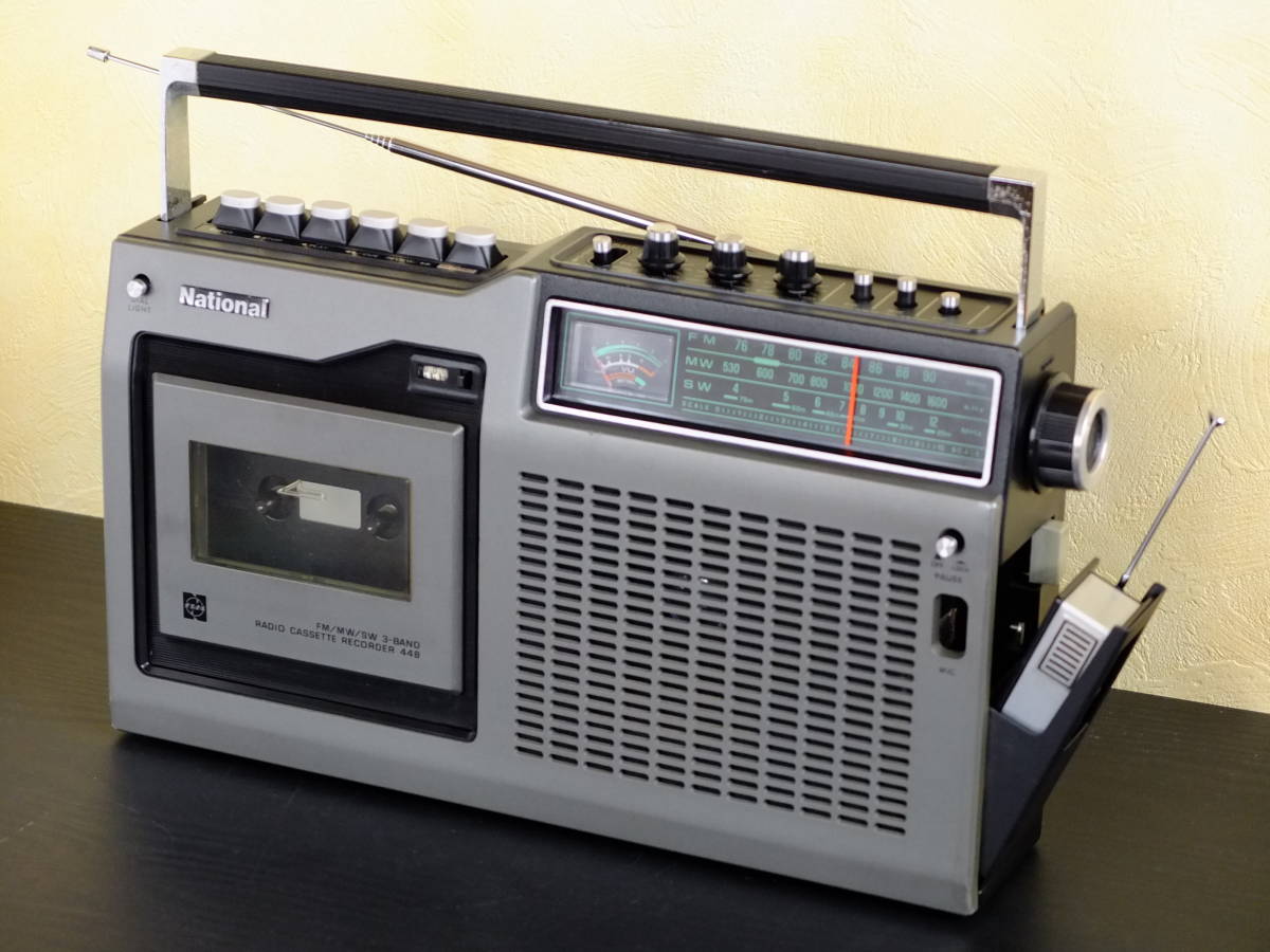 ♪昭和銘機 整備清掃済ラジカセ National MACff RQ-448 【公式通販】