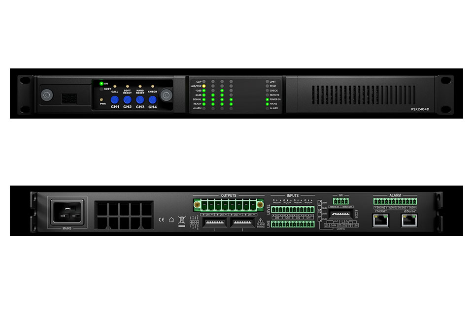 BOSE Pro PowerShareX DSP amplifier (4x 300/600/1200W)