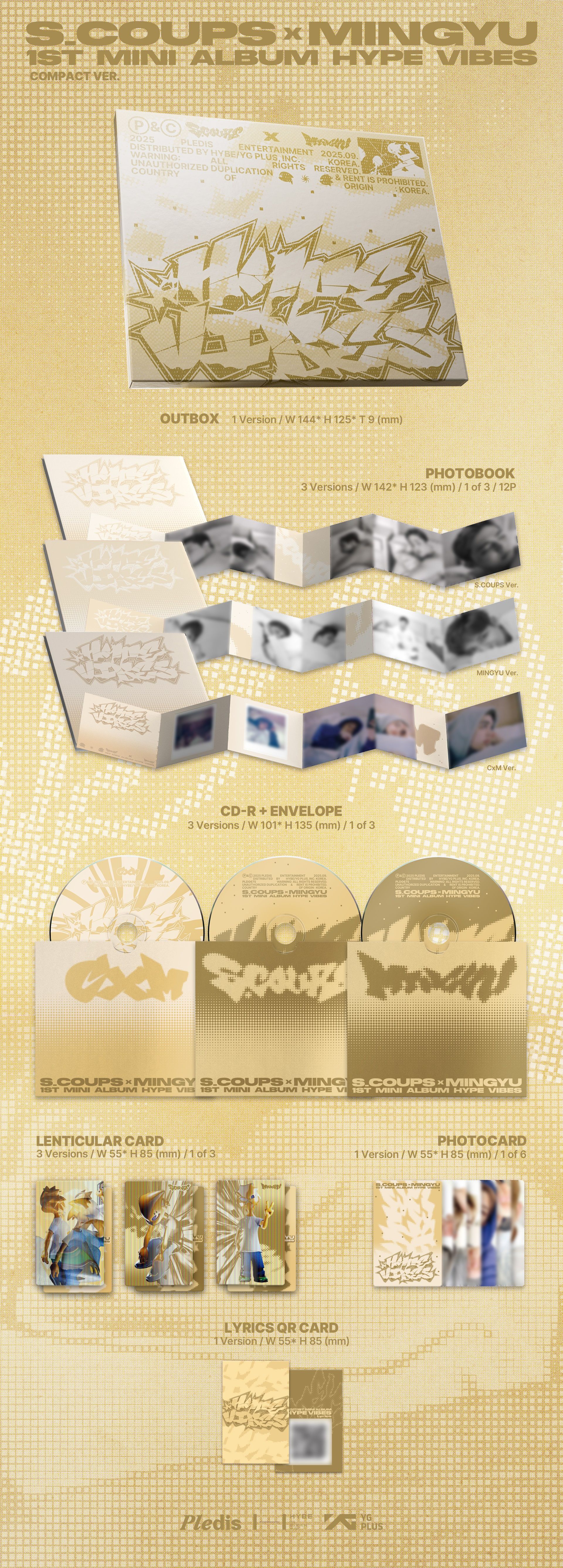 CxM 1st Mini Album 'HYPE VIBES' [CxM 1st Mini Album 'HYPE VIBES