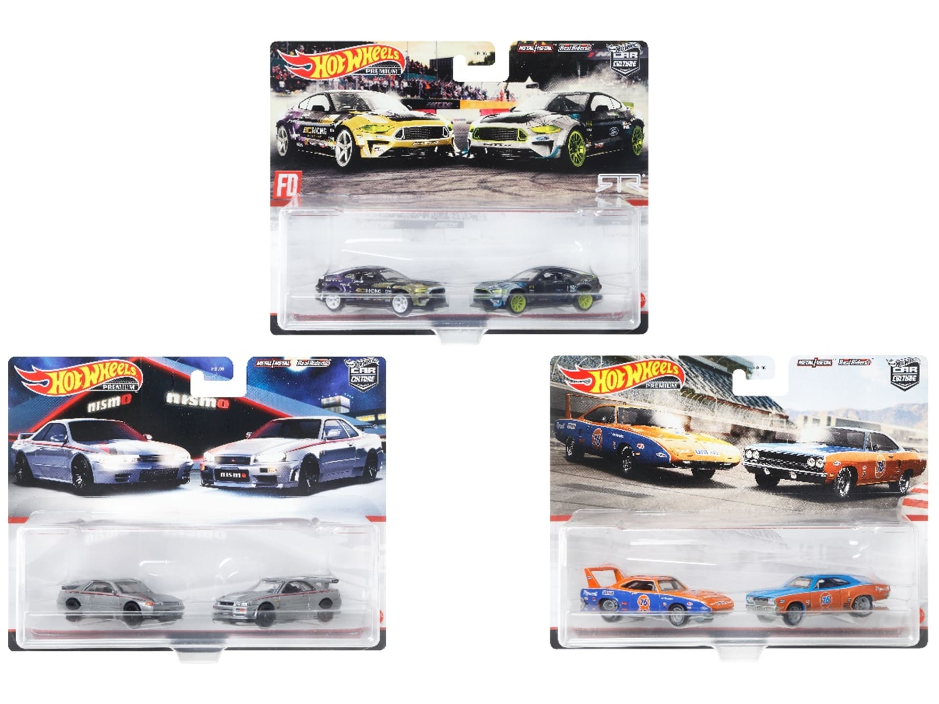 人気車種ミニカー2台セット！ホットウィールプレミアム3種類発売