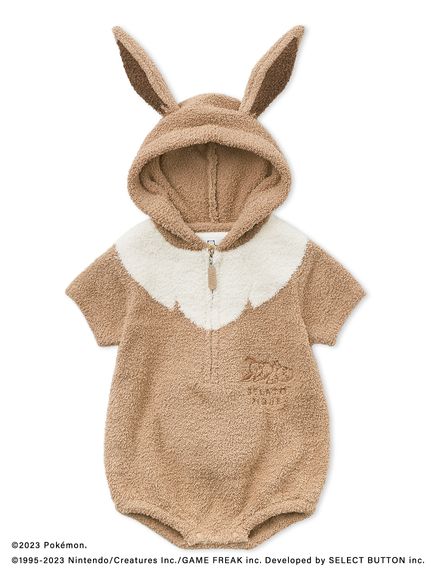 ポケモンスリープ】【ベビー】ベビモコ イーブイ ロンパース