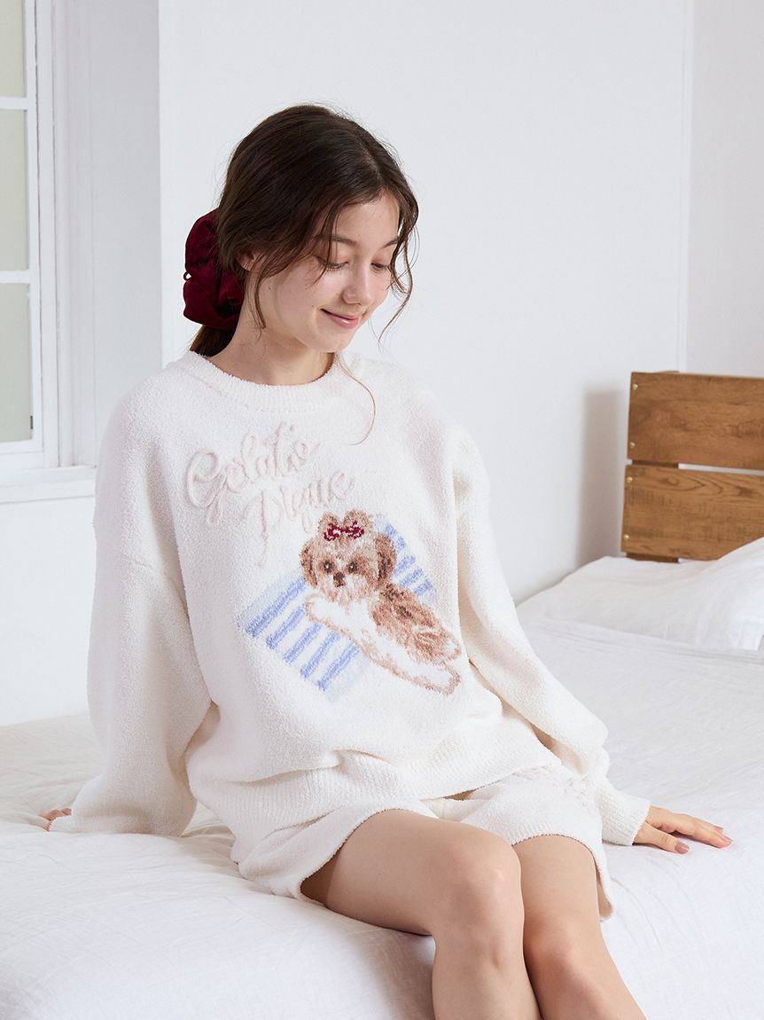 シーズージャガードプルオーバー(ニットプルオーバー)｜ルームウェア