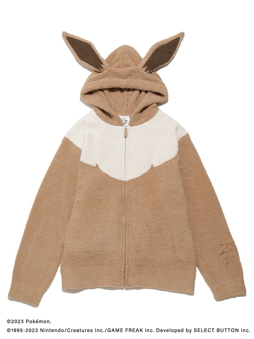 ポケモンスリープ】【メンズ】ベビモコ イーブイ パーカ＆ハーフパンツ