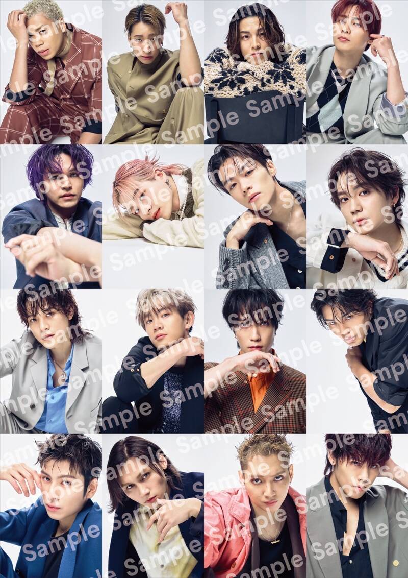 THE RAMPAGE コンプリートブック、HMV限定ソロカバービジュアル解禁