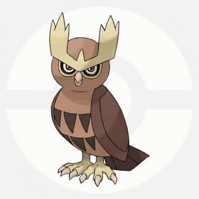 よるのずく USUM】ヨルノズクの出現場所と種族値&覚える技【ポケモン