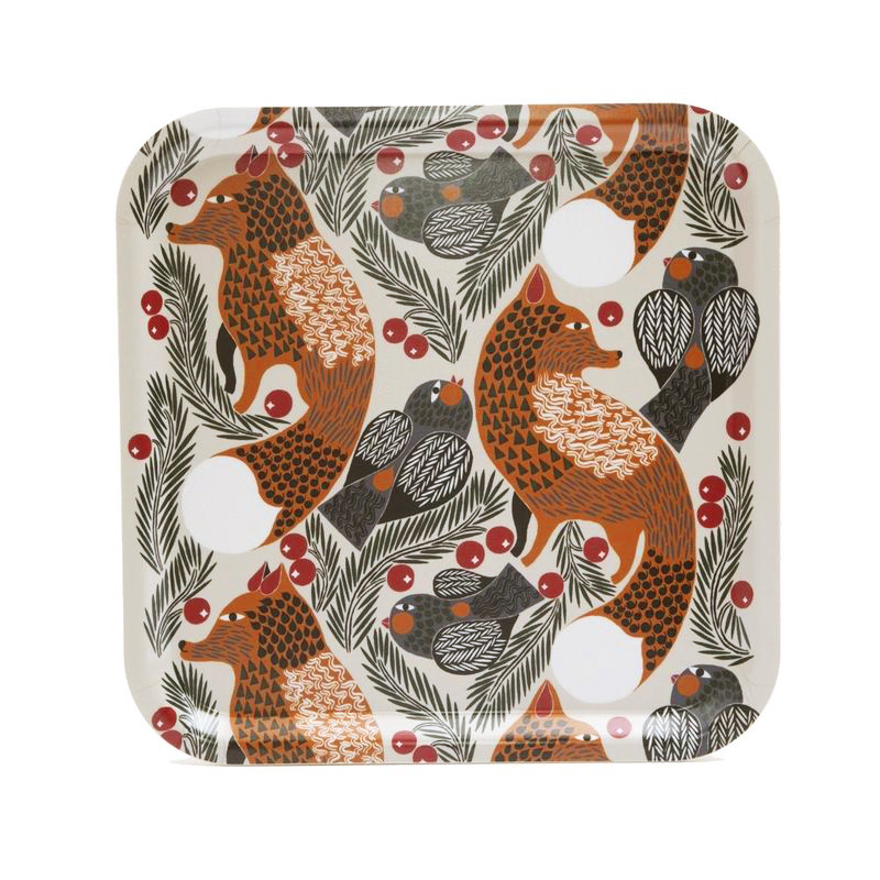 マリメッコ marimekko トレイ トレー 木製 お盆 071184 880 PLYWOOD