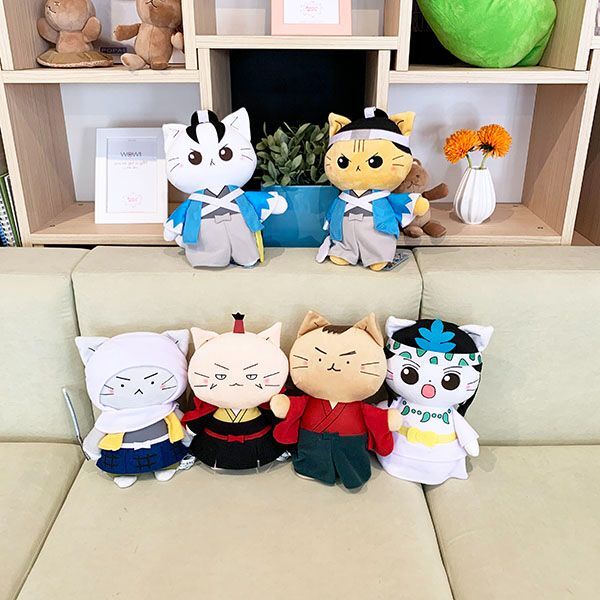 ねこねこ日本史 沖田総司 マスコット ぬいぐるみ 歴史 インテリア