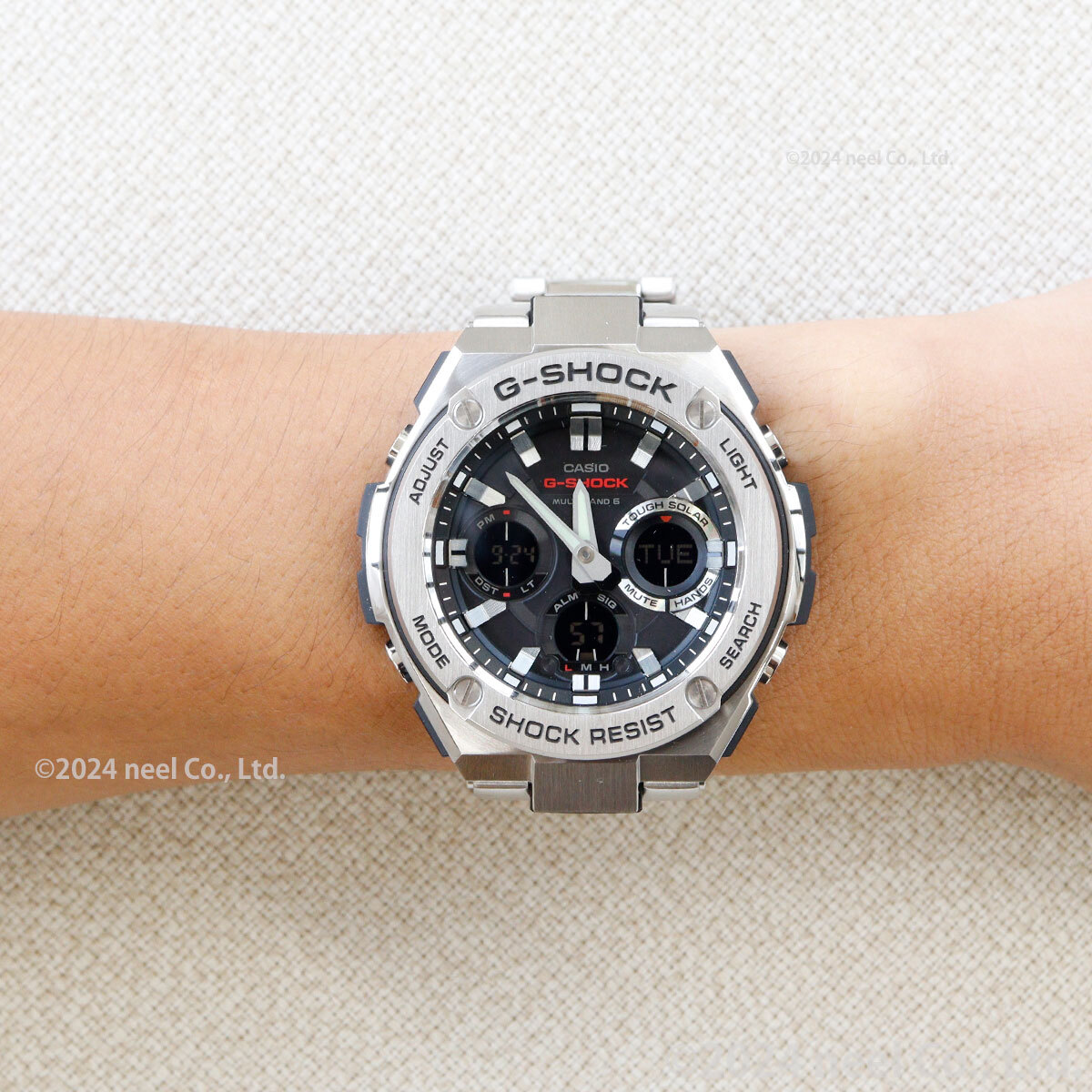 G-SHOCK 電波 ソーラー 電波時計 G-STEEL カシオ Gショック Gスチール