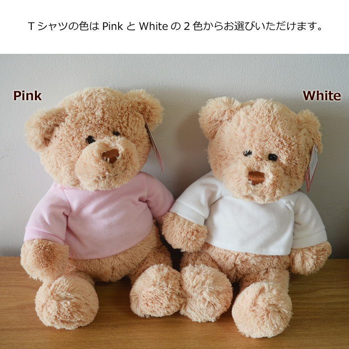 寄せ書き ぬいぐるみ GUND 寄せ書きTシャツベア くま 出産祝い ギフト
