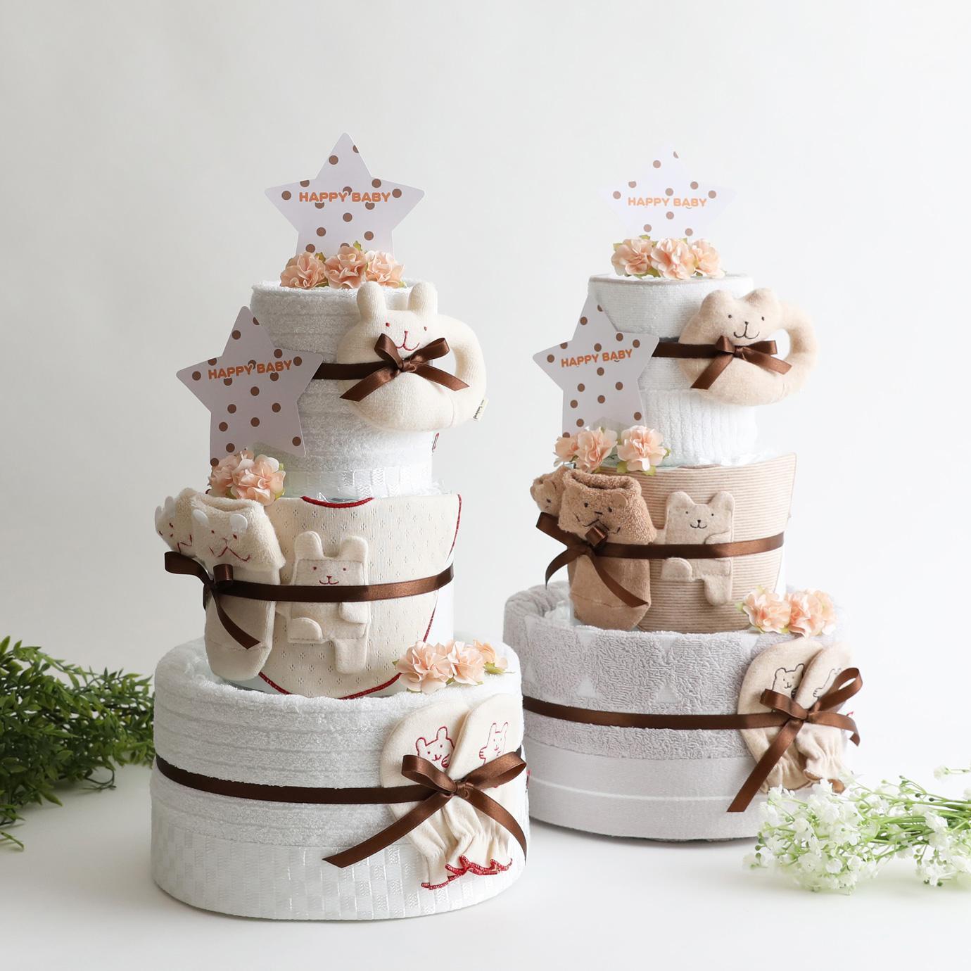 おむつケーキ 男の子 女の子 乳幼児 出産祝い 日本製 ダイパーケーキ
