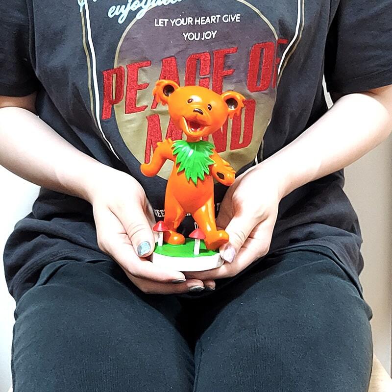 フィギュア グレイトフルデッド ダンシングベア オレンジ クマ