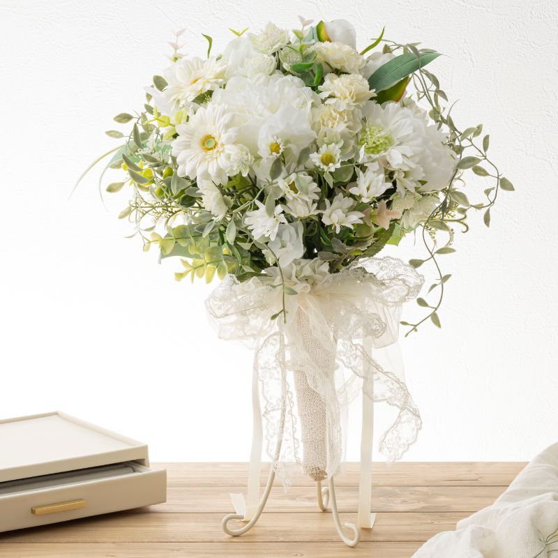 造花 アーティフィシャルフラワー 花束 【ニュアンスカラー