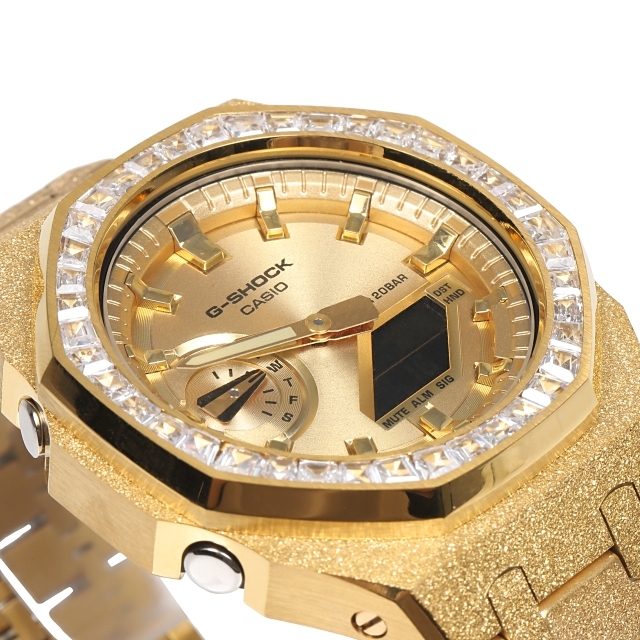 G-SHOCK GA2100gb GARISH GOLD フロステッド カスタム バゲッドカット