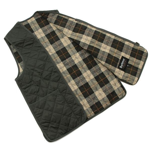 バブアー ベスト キルティングライナーベスト カーキグリーン メンズ