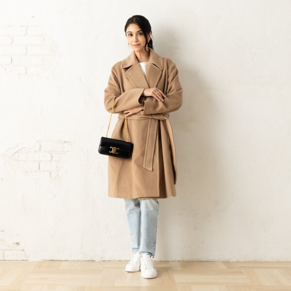 マックスマーラ コート タイガー Max Mara Studio ブラウン レディース