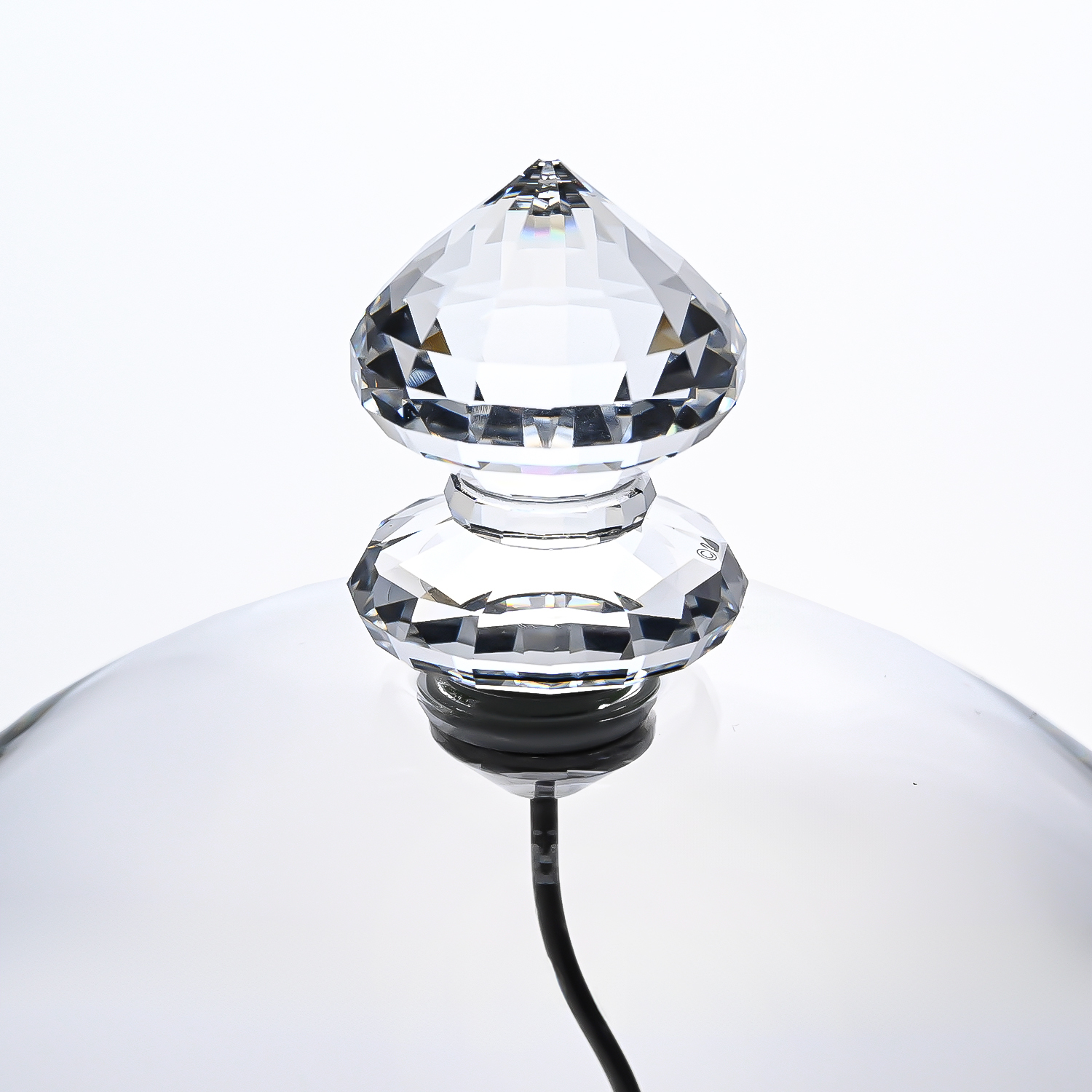 名入れ無料】 スワロフスキー クリスタル ガラス鐘 ディスプレイ