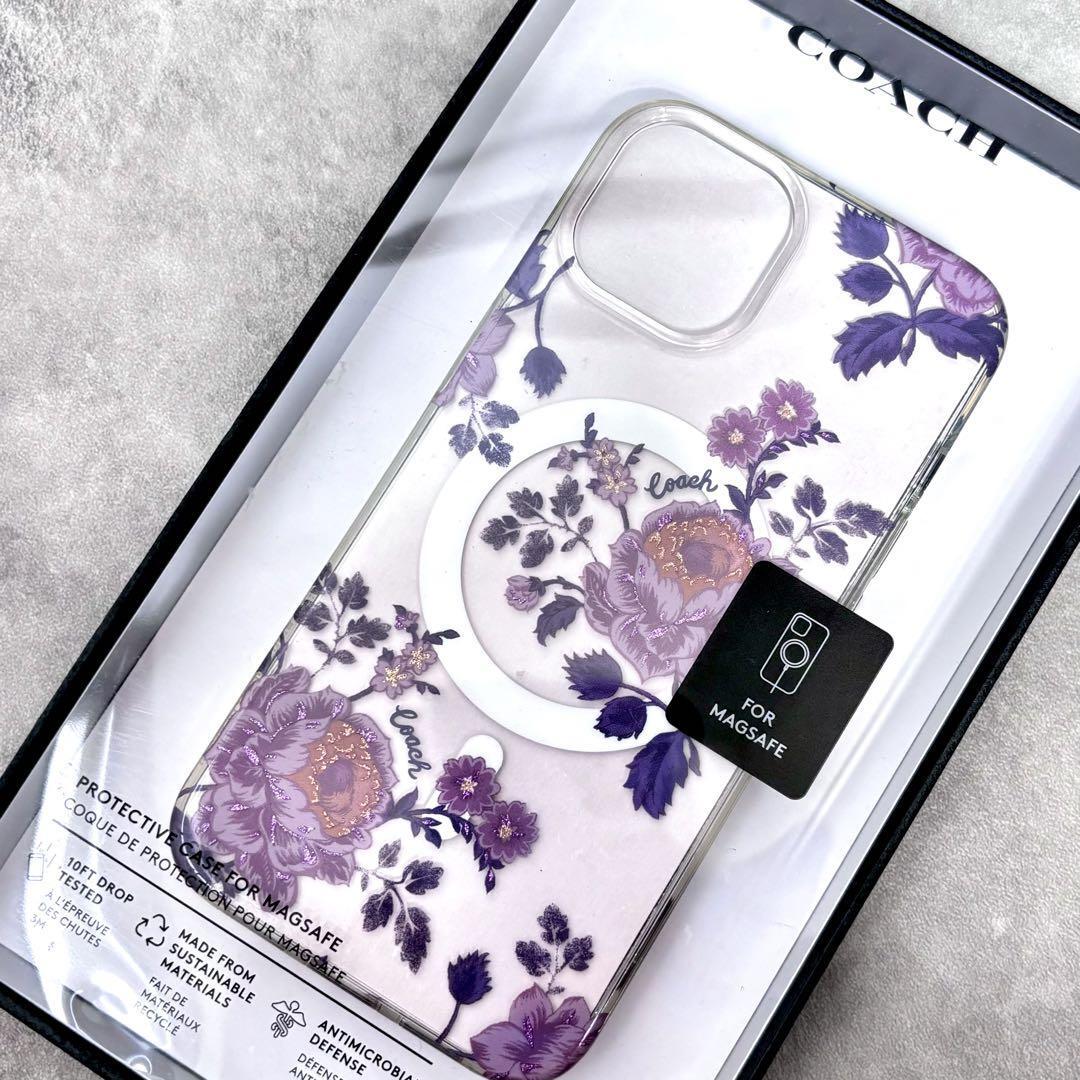 送料無料 COACH 花柄 iPhone13 iPhone14 ケース アイフォン iPhone