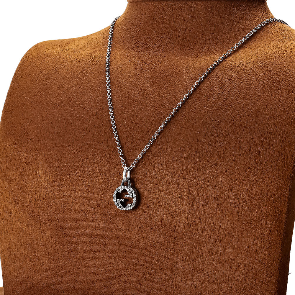 グッチ GUCCI インターロッキングG ペンダント ネックレス 455535