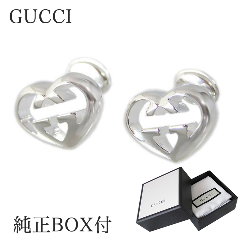 グッチ GUCCI ピアス Gロゴ オープンハートピアス イヤリング GUCCI