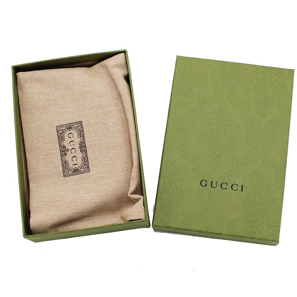 グッチ GUCCI 544472 BMJ1N 1000 二つ折り財布 ブラック 黒 グッチシマ