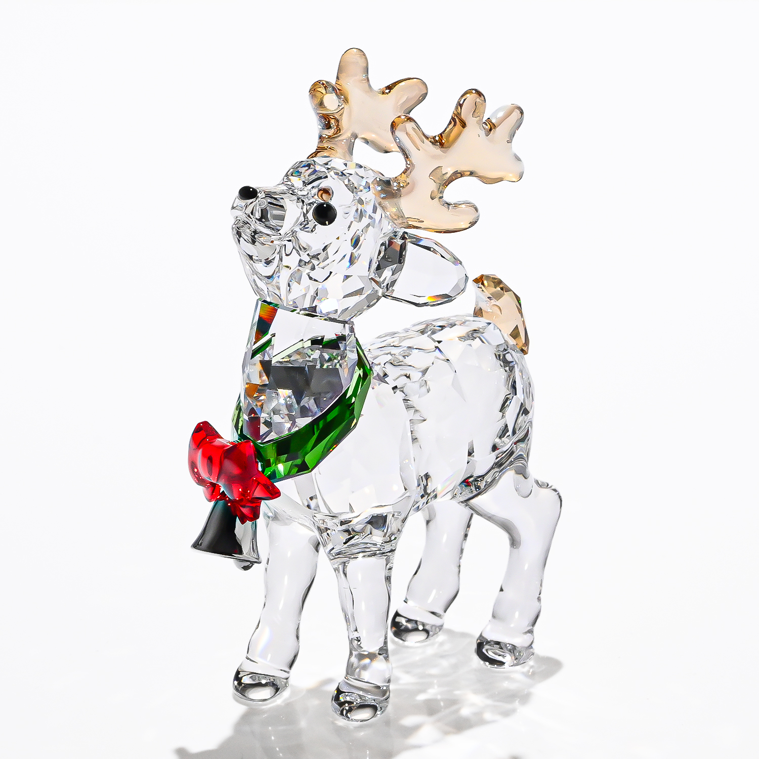 スワロフスキー SWAROVSKI クリスタルフィギュア サンタのトナカイ