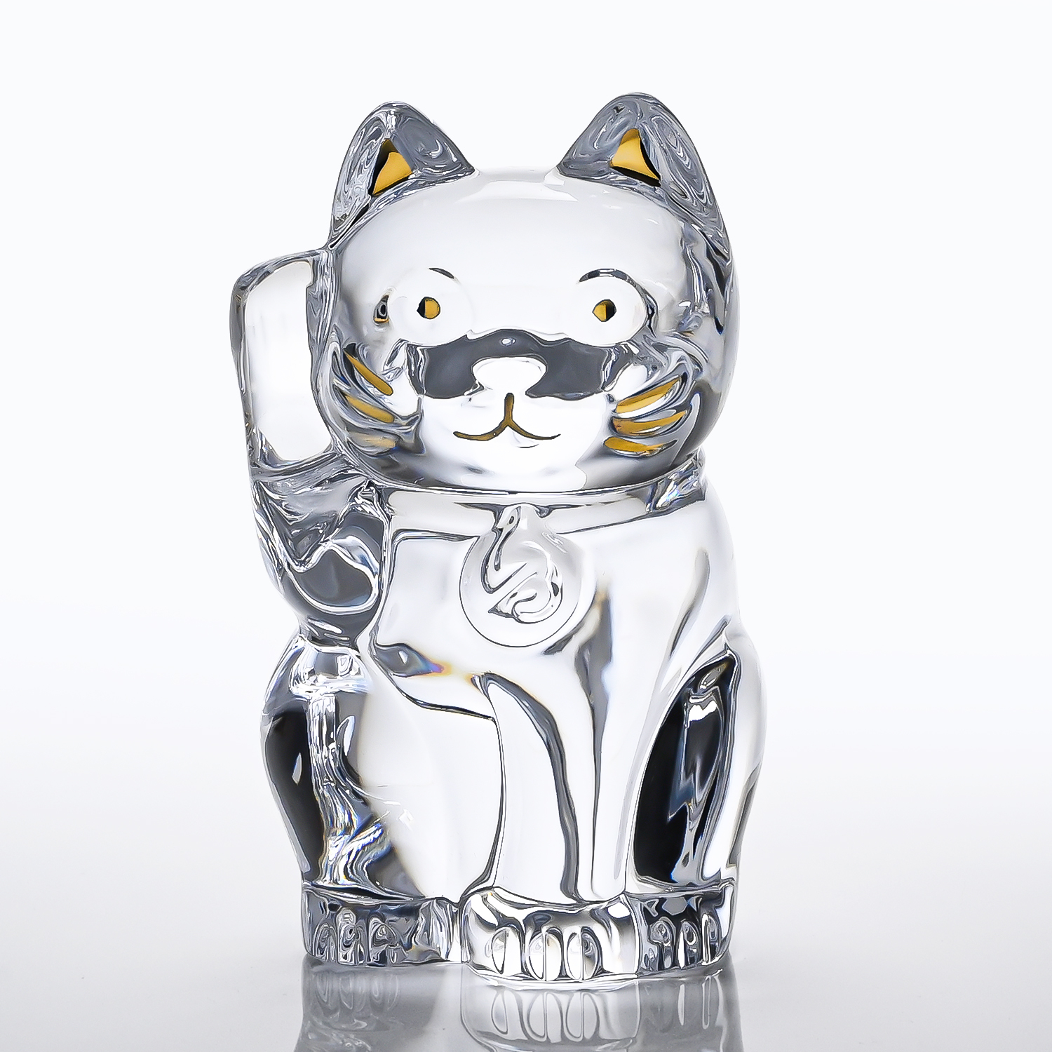 バカラ クリスタルフィギュア 招き猫 クリア 2607786 インテリア雑貨