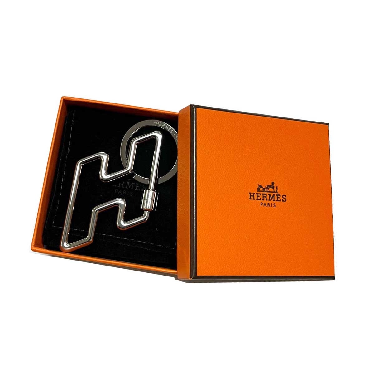 エルメス HERMES キーリング H077245 FJ00 H・トゥ・スピード