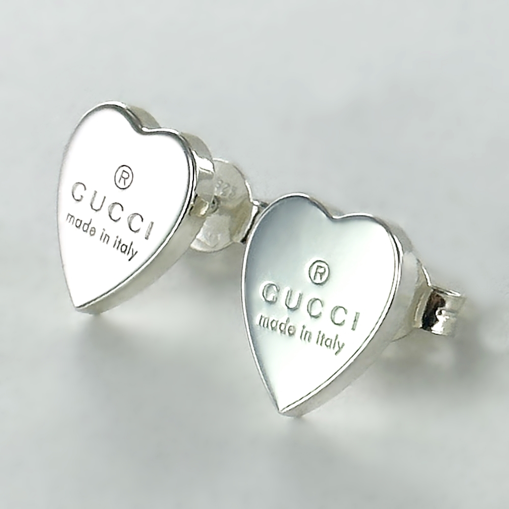 GUCCI グッチ ピアス ハート レディース 母の日 シルバー925 両耳