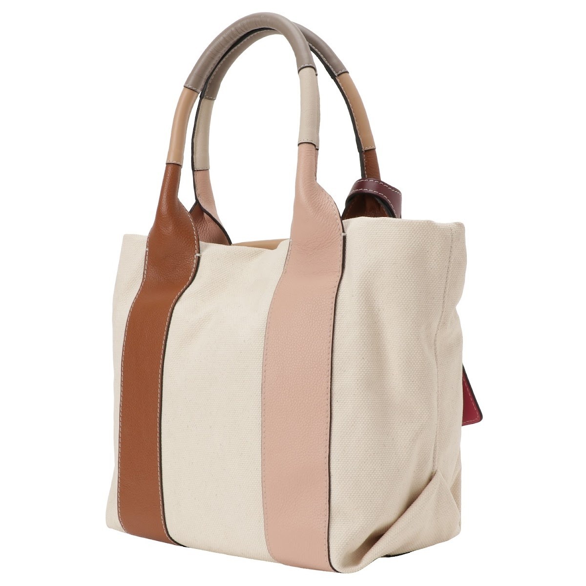 シーバイクロエ See by Chloe バッグ トートバッグ キャンバス レザー