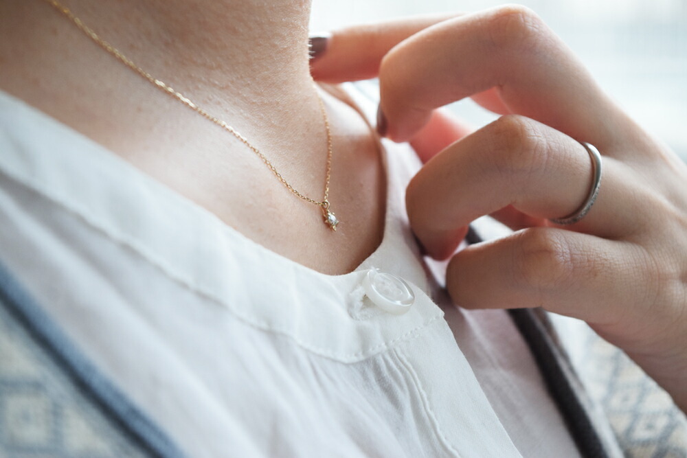 ダイヤモンド ネックレス 10金 k10 10k イエローゴールド ダイアモンド