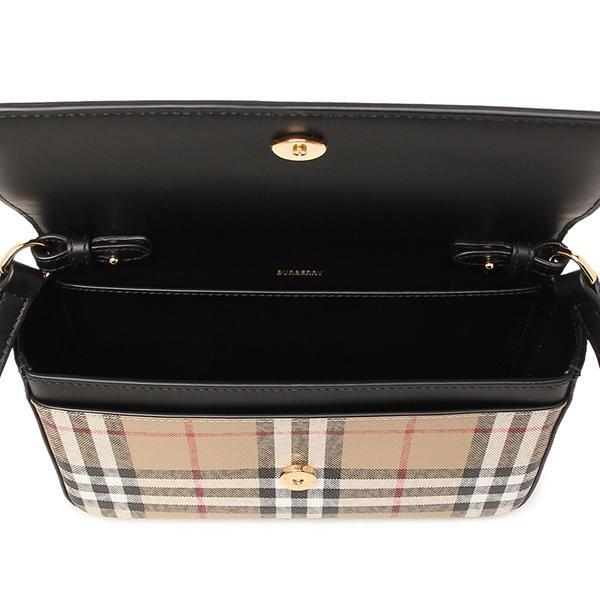 バーバリー ショルダーバッグ ハンプシャー ブラック レディース