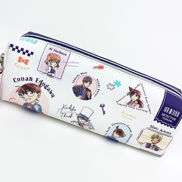 名探偵コナン ペンポーチ チラシ ペンケース ツインファスナー 筆箱