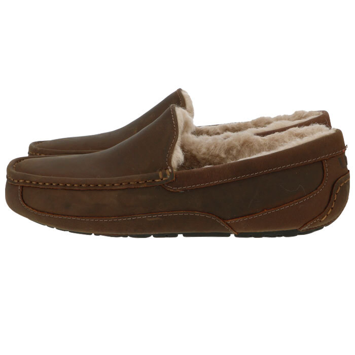 UGG メンズ スリッポン 通販 モカシン 本革 天然皮革 シープスキン