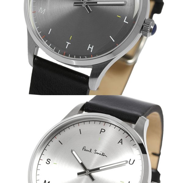 ポールスミス Paul Smith 腕時計 メンズ 革ベルト 41mm レザー
