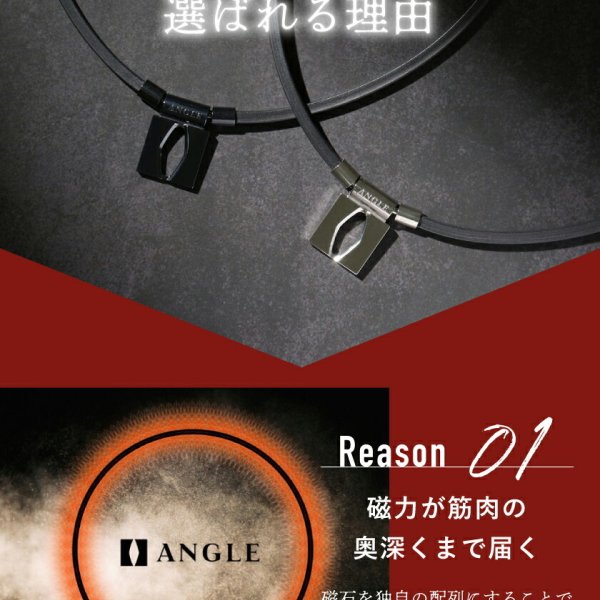 正規品】ANGLE アングル 磁気ネックレス e.MODEL 01 NECKLACE eモデル